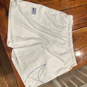 Nike White Men's Athletic Shorts